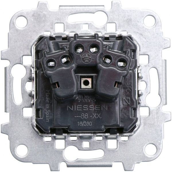 Розетка із заземленням ABB Zenit SCHUKO 16 А 250 В без шторок антрацит N2288 AN Z