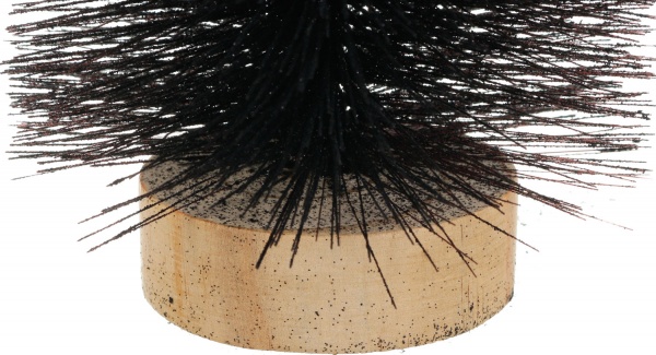 Елка декоративная настольная черная 13x40 см