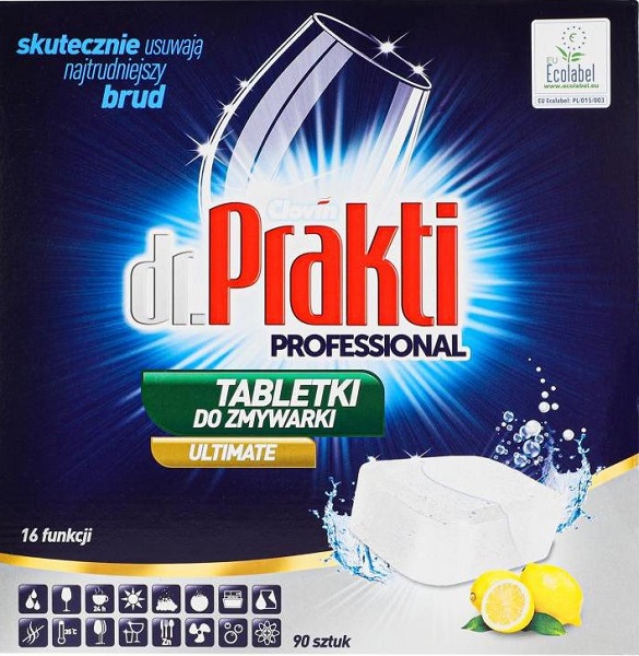Таблетки для ПММ Dr.PRAKTI Professional 90 шт. 1,44 кг
