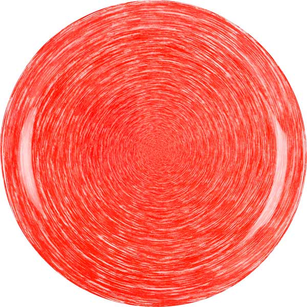 Тарілка обідня 26,5 см P1400 Brush Mania Red Luminarc