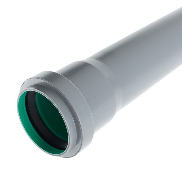 Труба внутрішня каналізаційна Європласт ПП 50x1000 мм