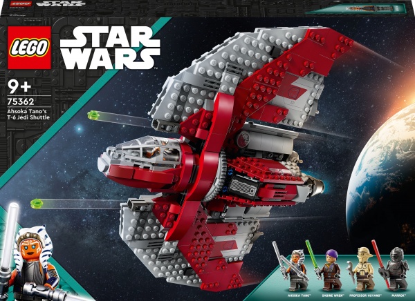 Конструктор LEGO Star Wars Шатл джедаїв T-6 Асоки Тано 75362