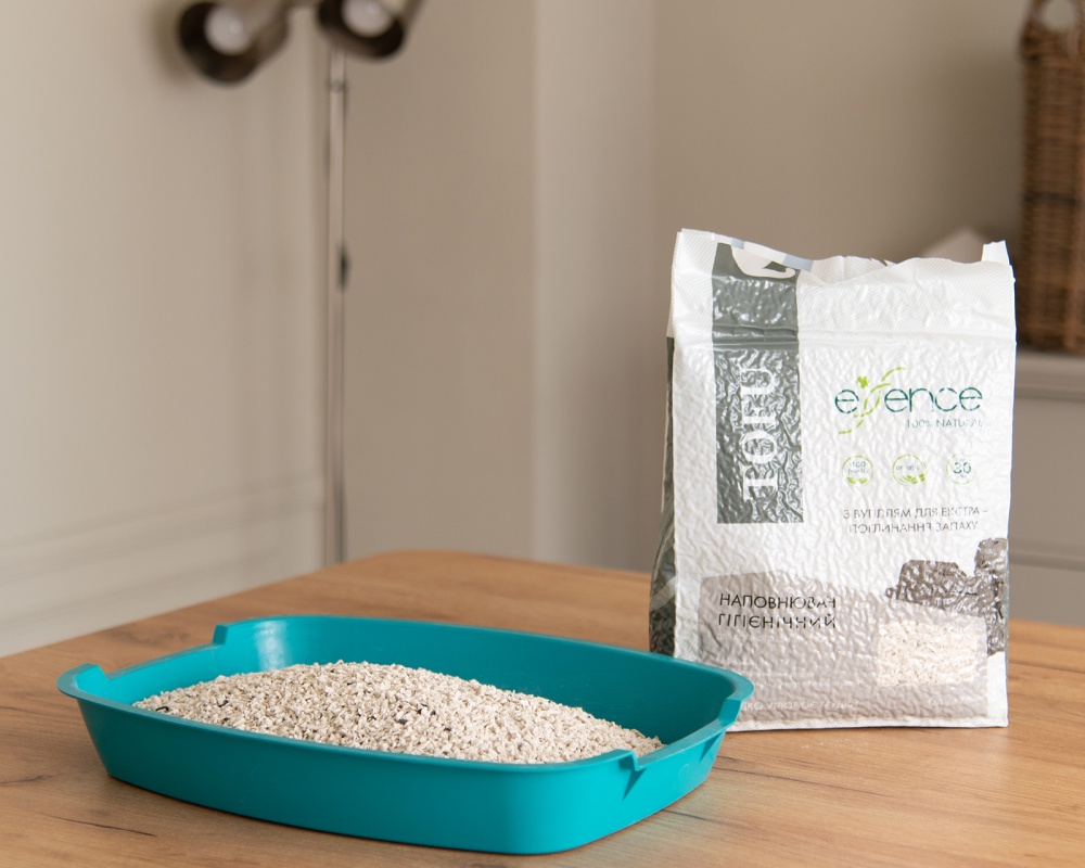 Наполнитель для кошачьего туалета Essence Гигиенический наполнитель для кошачьего туалета Essence, гранула 1-4 мм, тофу, с углем, 6 л