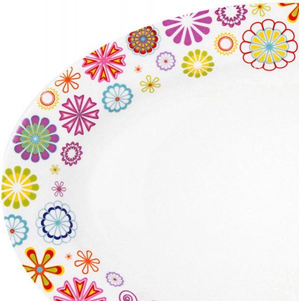 Блюдо сервірувальне Blumen 22x15 см 21-244-027 Krauff 