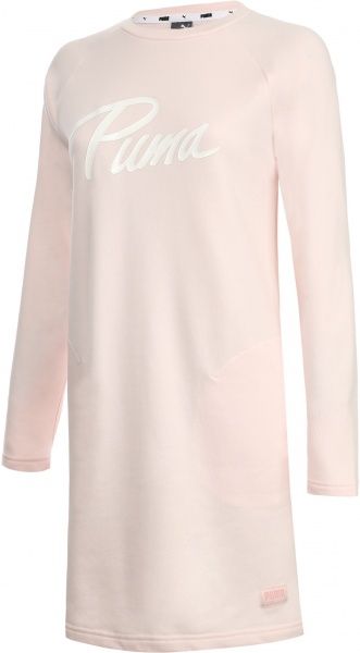 Платье Puma Athletics Sweat Dress TR 58271517 р. L розовый