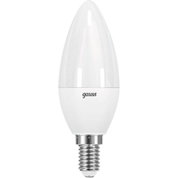 Лампа світлодіодна Gauss Black 103101107 6.5 Вт C37 матова E14 220 В 2700 К 