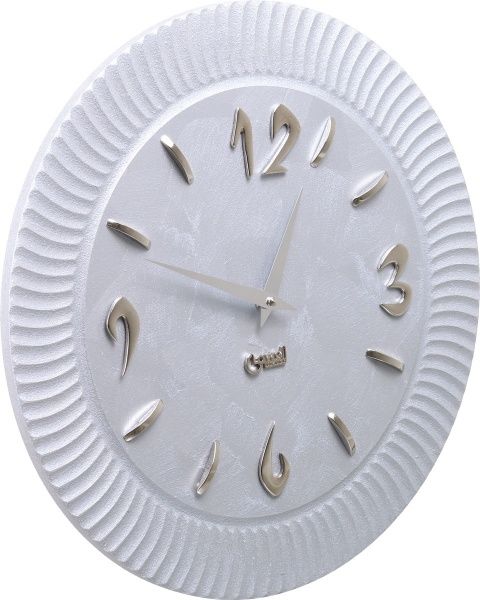 Часы настенные круглый silver grey Lowell