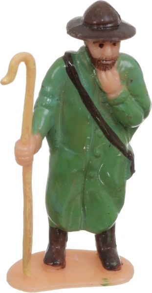 Игровой набор Shantou х9 шт. фермерский трактор с прицепом и фигурками зеленый JY238798