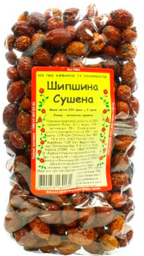 Шипшина ТМ СВІТ ФРУКТІВ сушена 200 г