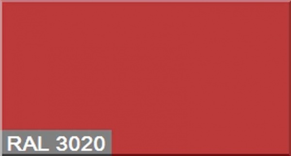 Эмаль акриловая универсальная Bionic House RAL 3020 красный мат 0,8л