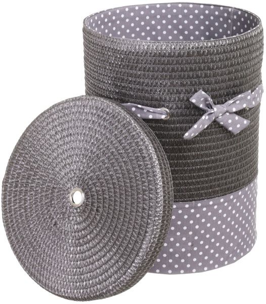 Кошик плетений з текстилем Tony Bridge Basket 42x40x53 см DSA16-6CD-1 