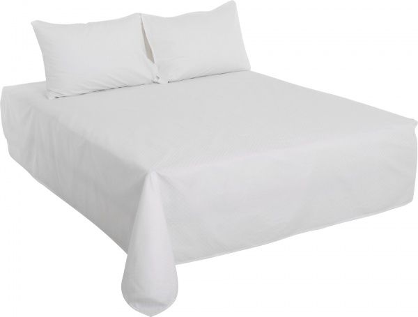 Комплект постільної білизни Check 1,5 білий La Nuit 