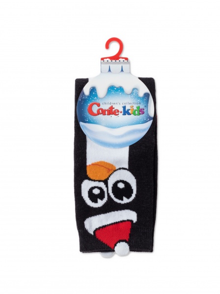 Носки детские унисекс Conte-Kids новогодние 21С-63СП 650 р.16–18 черный 