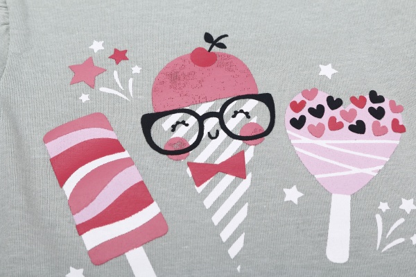 Футболка для девочек Blue Seven р.68 серый 901122 X * 98 