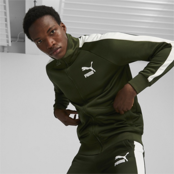 Джемпер Puma T7 ICONIC TRACK JACKET (S) PT 53948431 р.L зелений