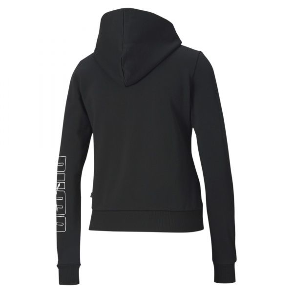 Джемпер Puma Rebel Full-Zip Hoodie 58356701 р. L чорний