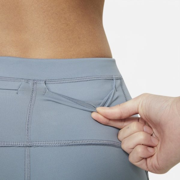 Лосины Nike W NK RUN DVN EPC LUX TGHT HBR DA1270-493 р.L серый