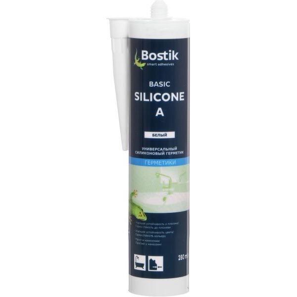 Герметик силіконовий Bostik універсальний Basic Silicone A білий 280мл