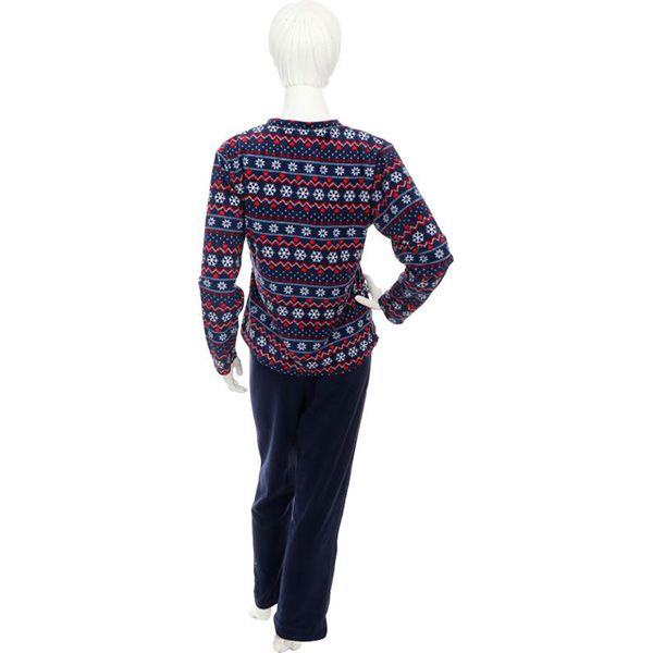 Костюм домашній жіночий Snowflake темно-синій XL