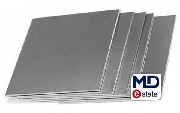 Сталь листова закладна пластина металева 100x100x4 мм ДСТУ Б В.2.6-168:2011 (ГОСТ 10922-90, MOD)