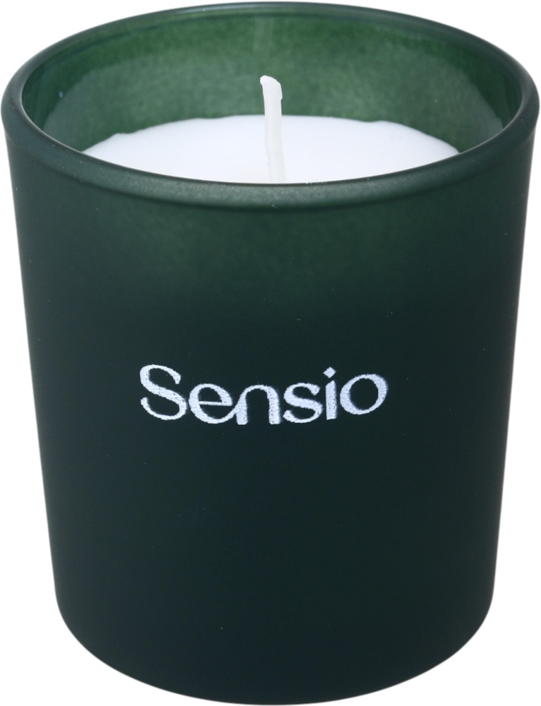 Свічка ароматична Sensio в склі Warm Wishes, зелена, ТМ Sensio