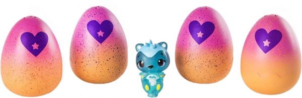 Набор Spin Master Hatchimals из четырех коллекционных фигурок в яйцах + бонусная фигурка в ассортименте 4 сезон 