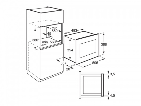 Встраиваемая микроволновая печь Electrolux LMS4253TMX