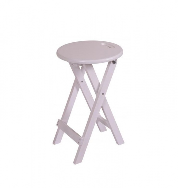 Табурет деревянный раскладной Т-69 Смарт бежевый / бежевый 