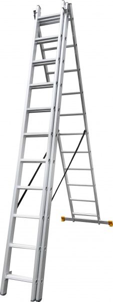 Лестница 3-секционная универсальная Burmaster AL-BL-311 3х11 