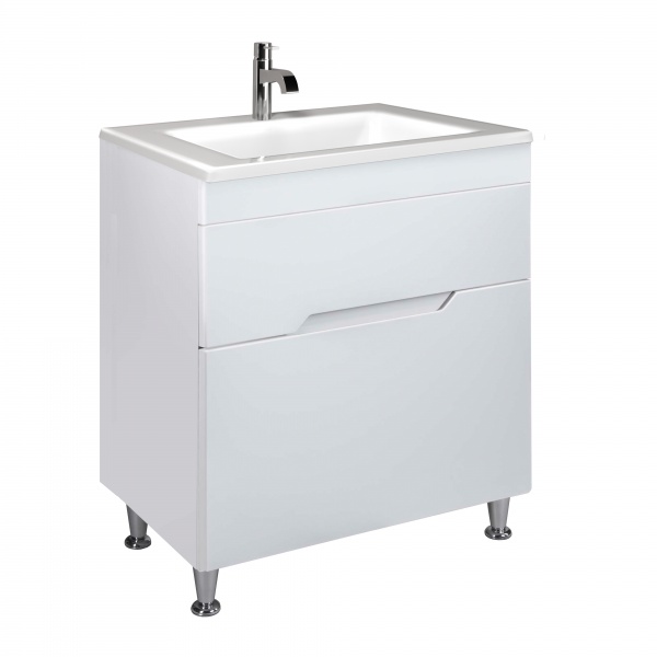 Тумба підлогова Мойдодир Форсаж 70 з умивальником Амальфі 70