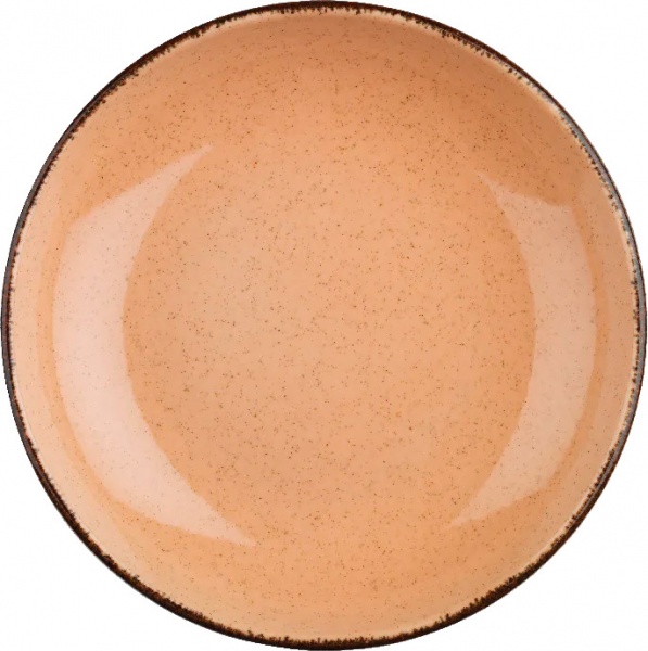 Тарелка глубокая Colorx 21 см оранжевая Kutahya