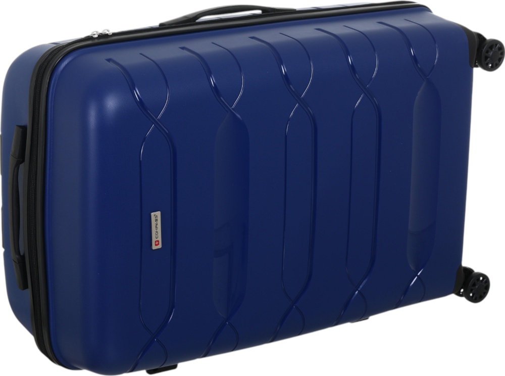 Валіза Compass №XY007 L 93 л синій 70x46x29 см
