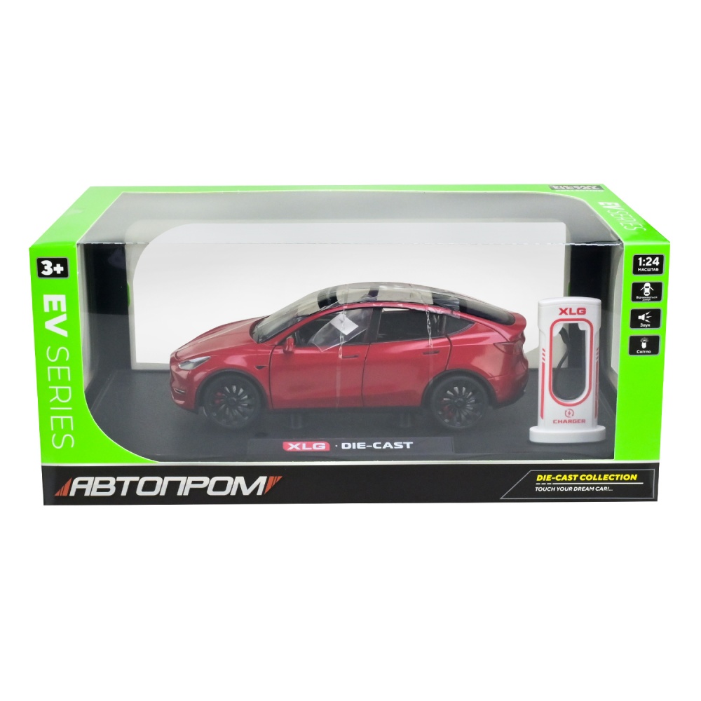 Автомобіль Автопром 1:24 із зарядною станцією AP7711
