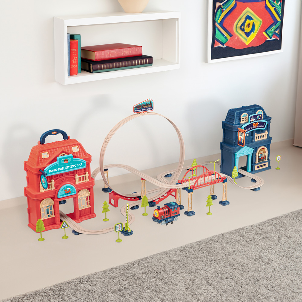 Железная дорога трюковая OTAMANKO Храбрый паровозик 532.02.27