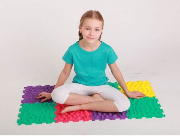 Коврик-пазл Ridni Relax массажный 8 пазлов RD-STONE-8