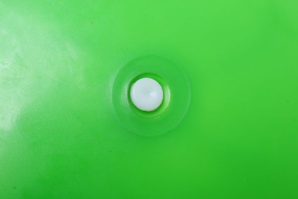 Мяч попрыгунчик надувной с ручкой улыбка KH2-41/Green