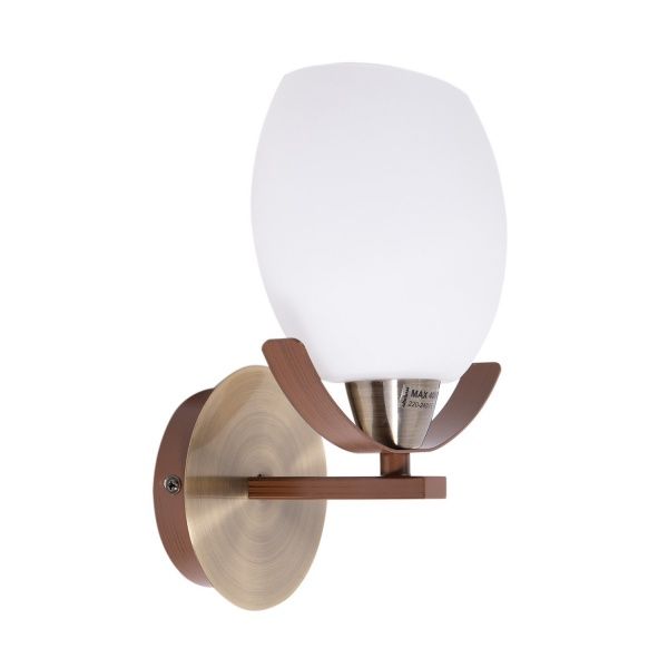 Бра Altalusse INL-9210W-11 1x40 Вт E14 антична бронза/горіх 