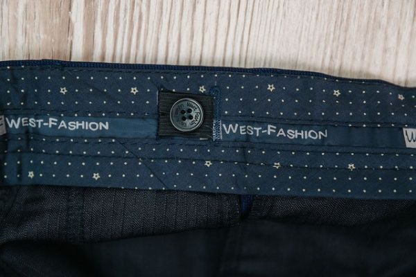 Штаны для мальчиков West-Fashion р.134 синий А118Б 