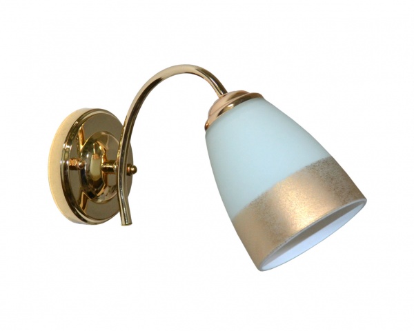 Бра Геотон E647-1А 1x60 Вт E27 золото 48814 