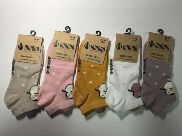 Шкарпетки жіночі повсякденні 0356 р. 36-40 в асортименті 