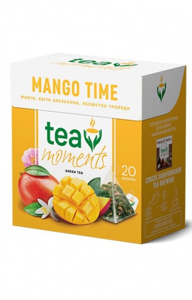 Чай зеленый Tea Moments Mango Time 20 шт. 34 г 