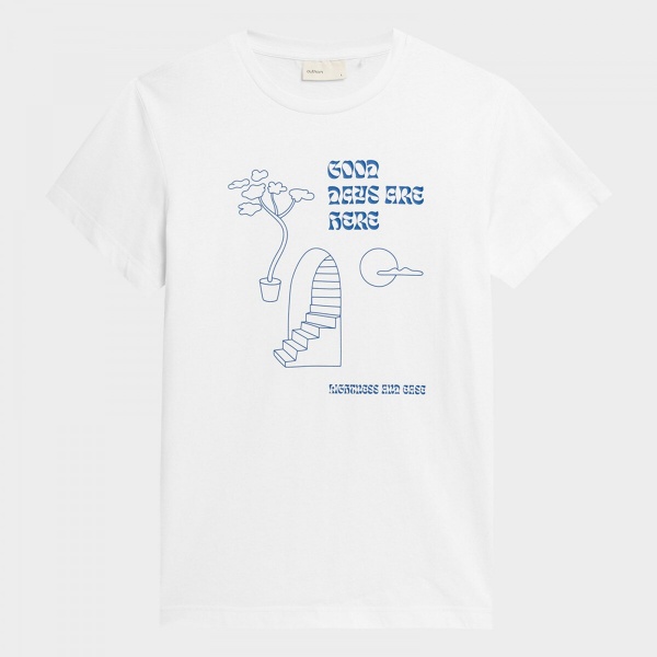 Футболка Outhorn OTHSS23TTSHM472-10S р.M білий