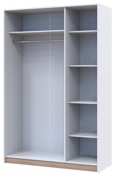 Шкаф для одежды Doros Остин 2050х510 мм белый 