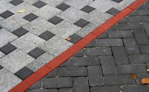 Бордюр для газону Золотой Мандарин фігурний квадратний коричневий 500 x 250 x 80 мм.