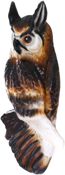 Скульптура садова Сова на дерево 56 см