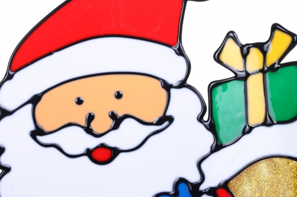 Наклейка декоративна силіконова мікс (6 дизайнів) в асортименті 23x29 см