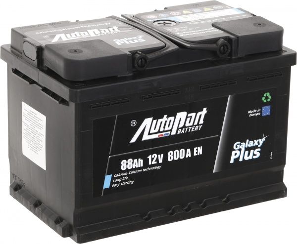 Аккумулятор автомобильный AutoPart Plus 88А 12 B «+» справа
