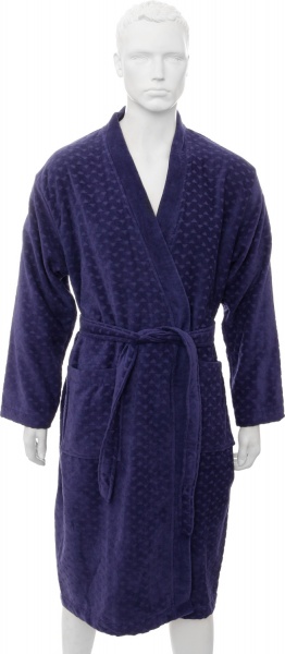 Халат Durutex р. S темно-синий Velour 