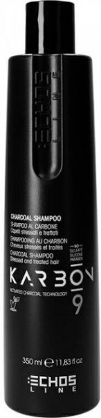 Шампунь Echosline Karbon 9 с активированным углем 350 мл