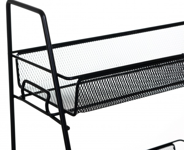 Органайзер Dubi метал дворівневий 31х17х33 см чорний cy-0117 